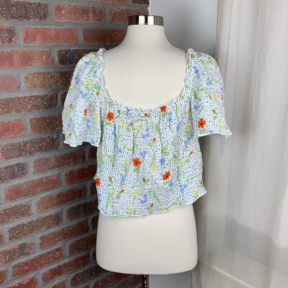 Lou & Grey Floral Crop Top, S - Picture 7 of 11